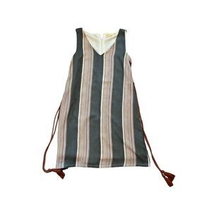 Magnolia South striped boho dress with side ties